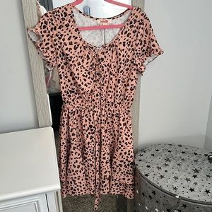 Mazik brand pink leopard dress